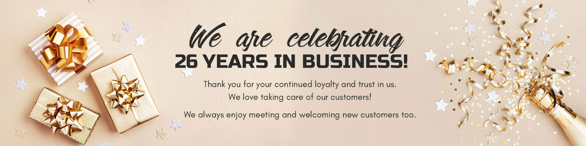 25-Years in business!