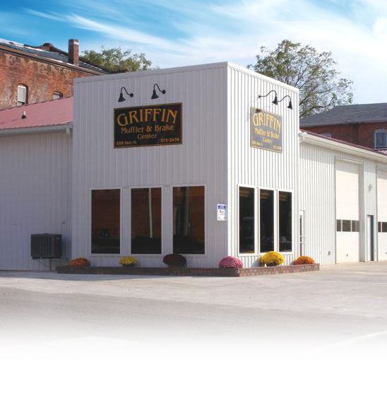 Front of the shop - Griffin Muffler &amp; Brake Center LLC | Fort Madison Auto Repair